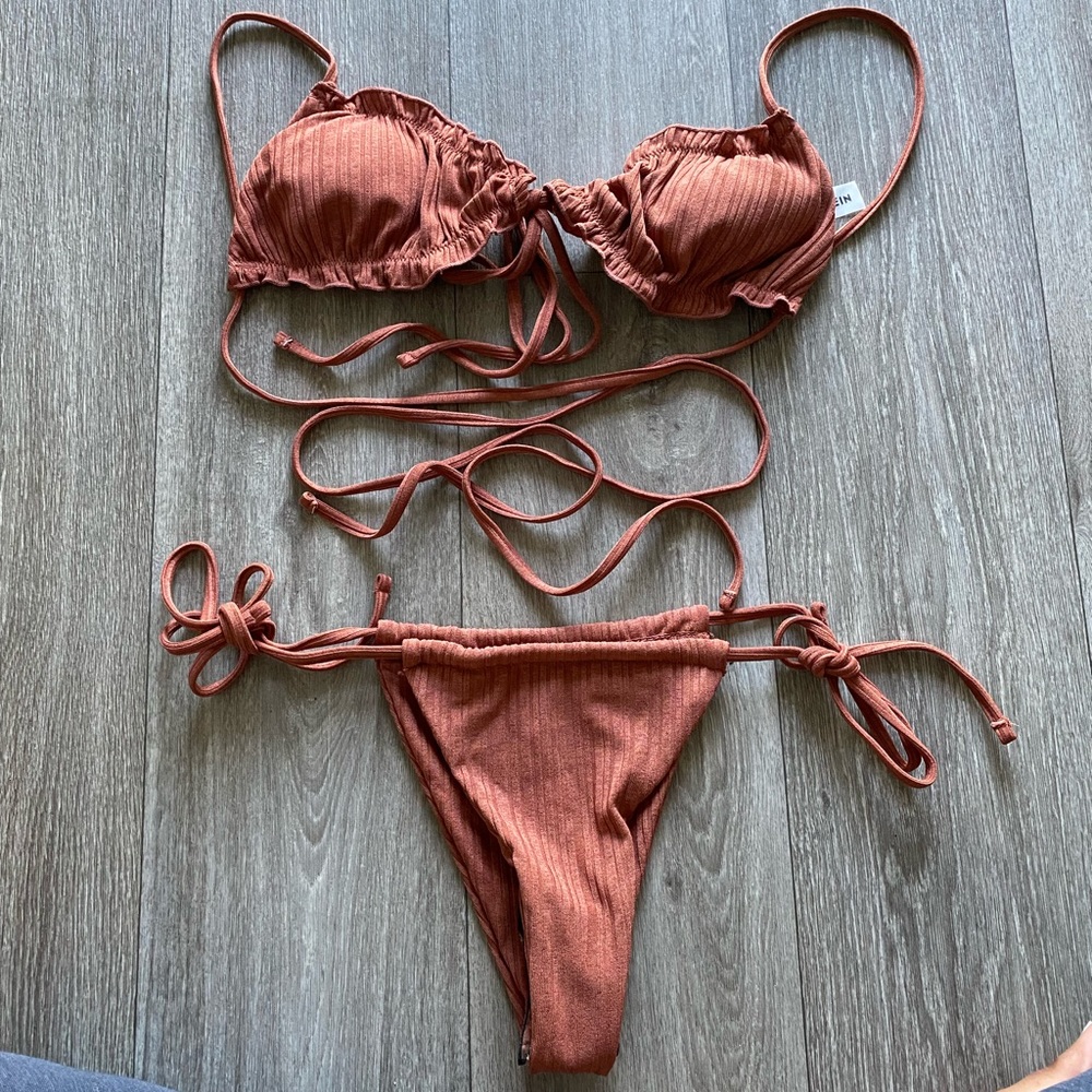 SHEIN wrap around bikini